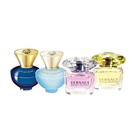 versace gifts & sets womens mini set x 4